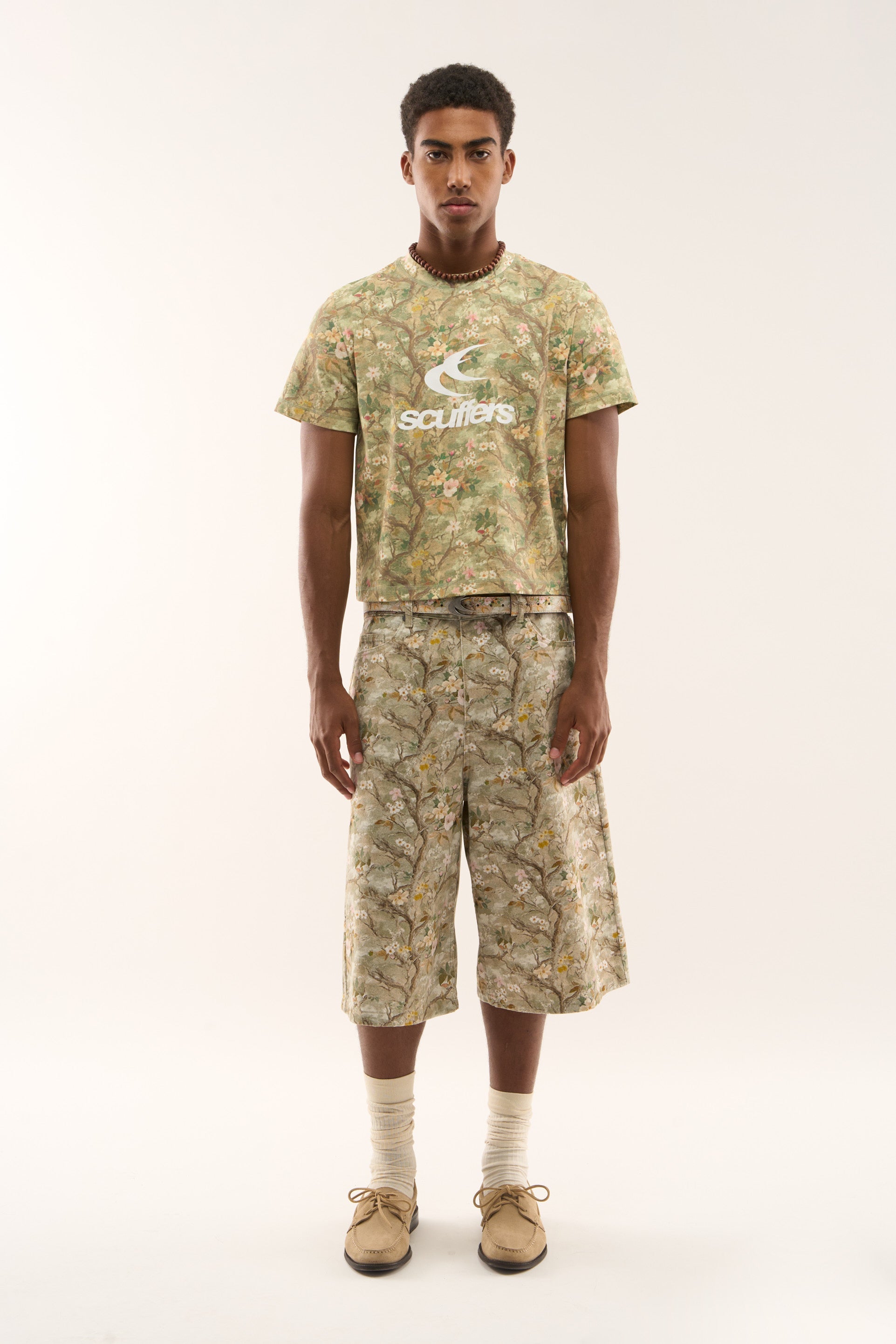 Real Flower Fitted T-Shirt