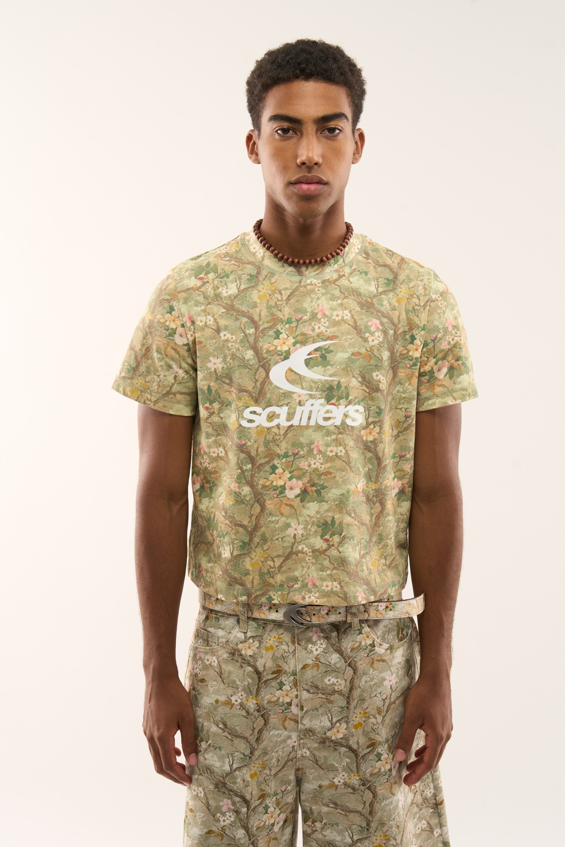 Real Flower Fitted T-Shirt