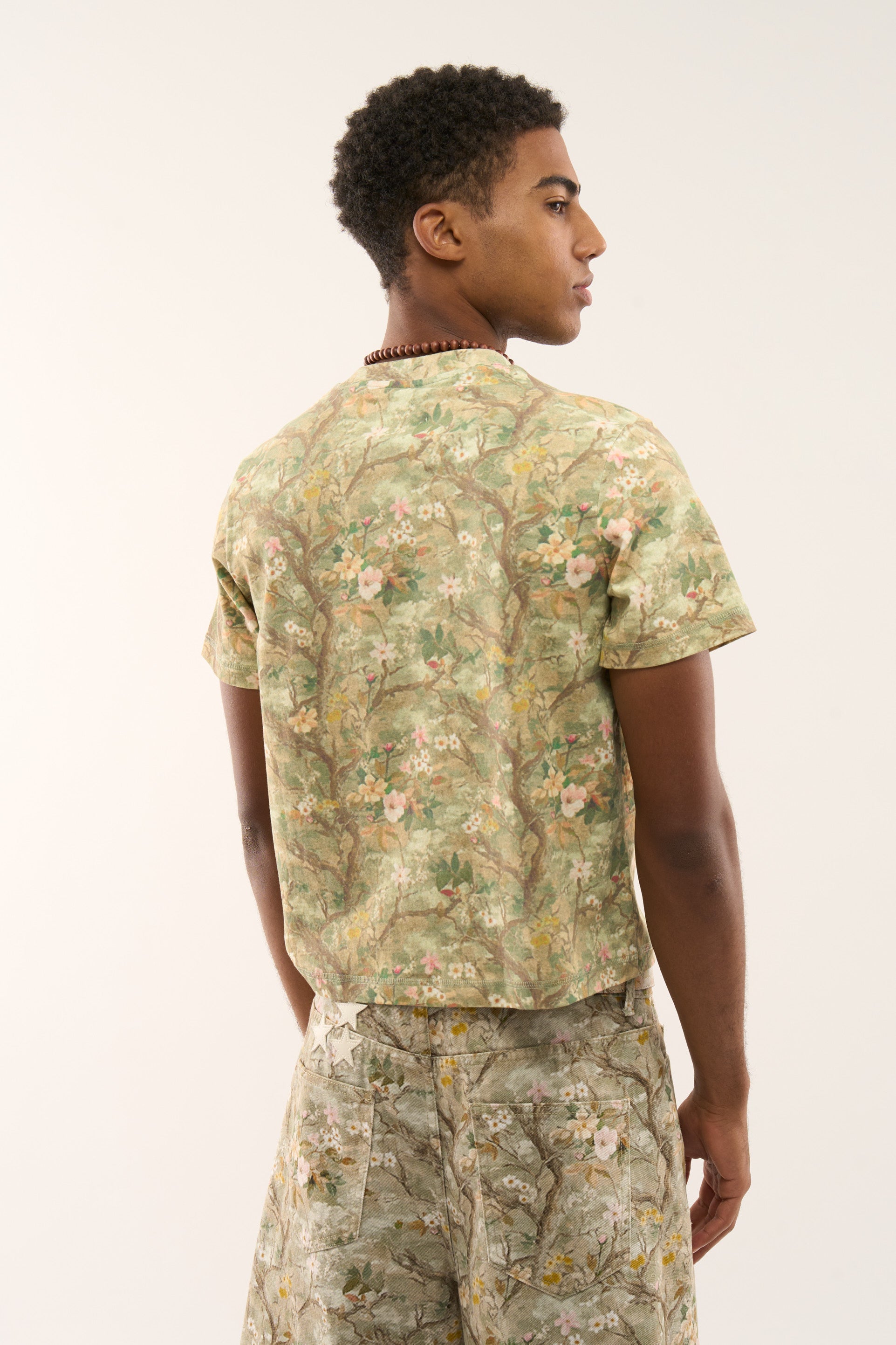 Real Flower Fitted T-Shirt