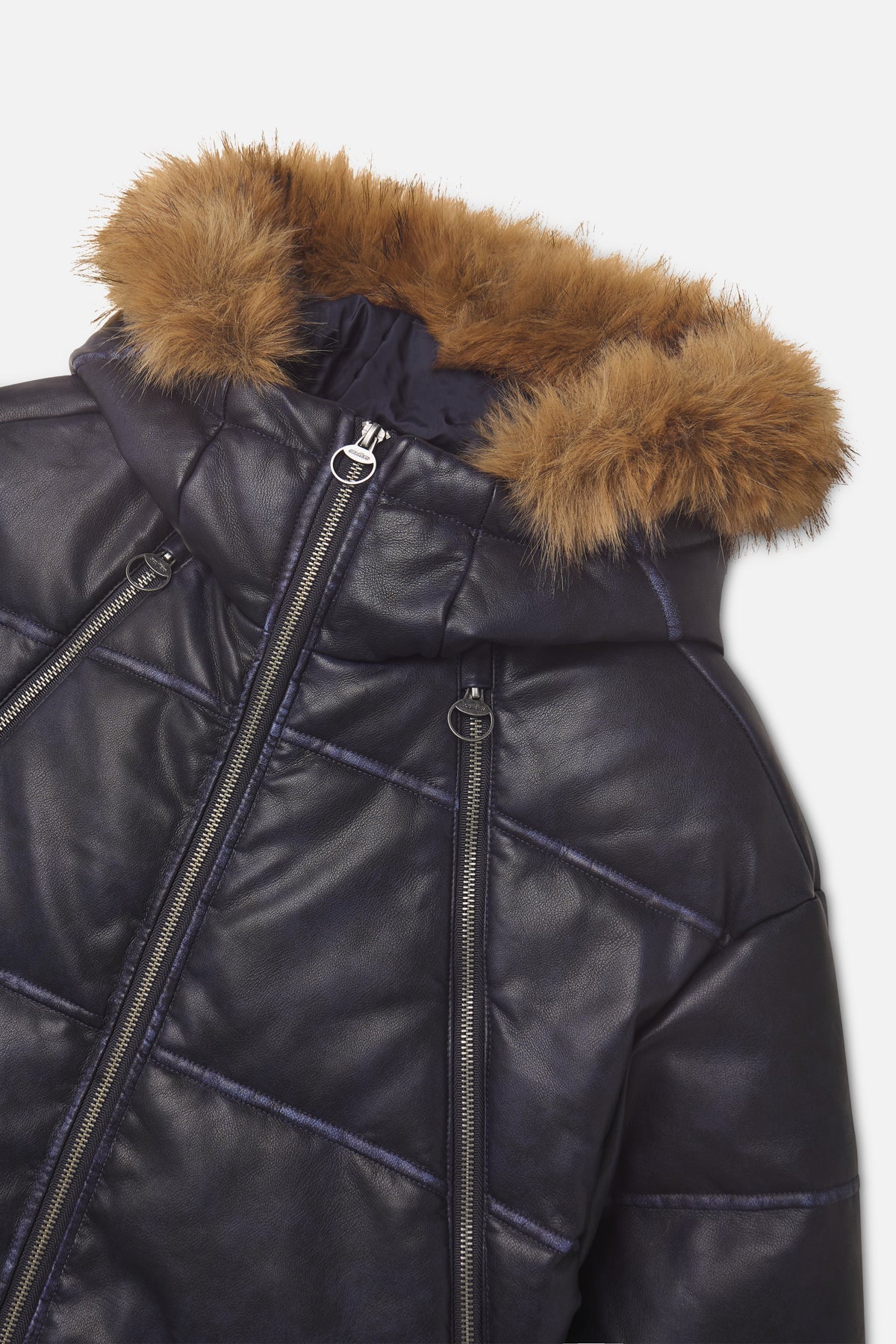Raw Dark Puffer Jacket