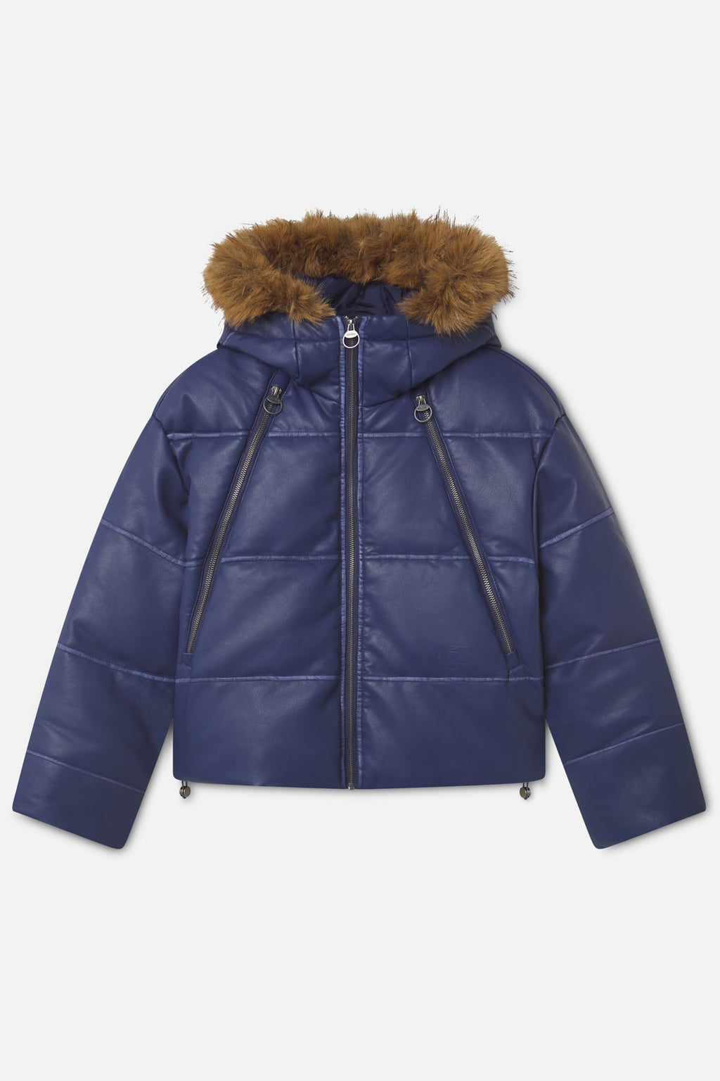 Raw Royal Blue Puffer Jacket
