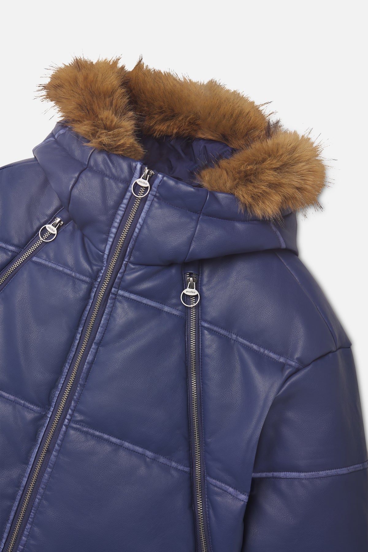 Raw Royal Blue Puffer Jacket