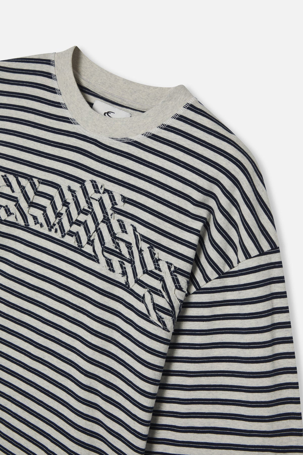Raw Striped Navy Longsleeve