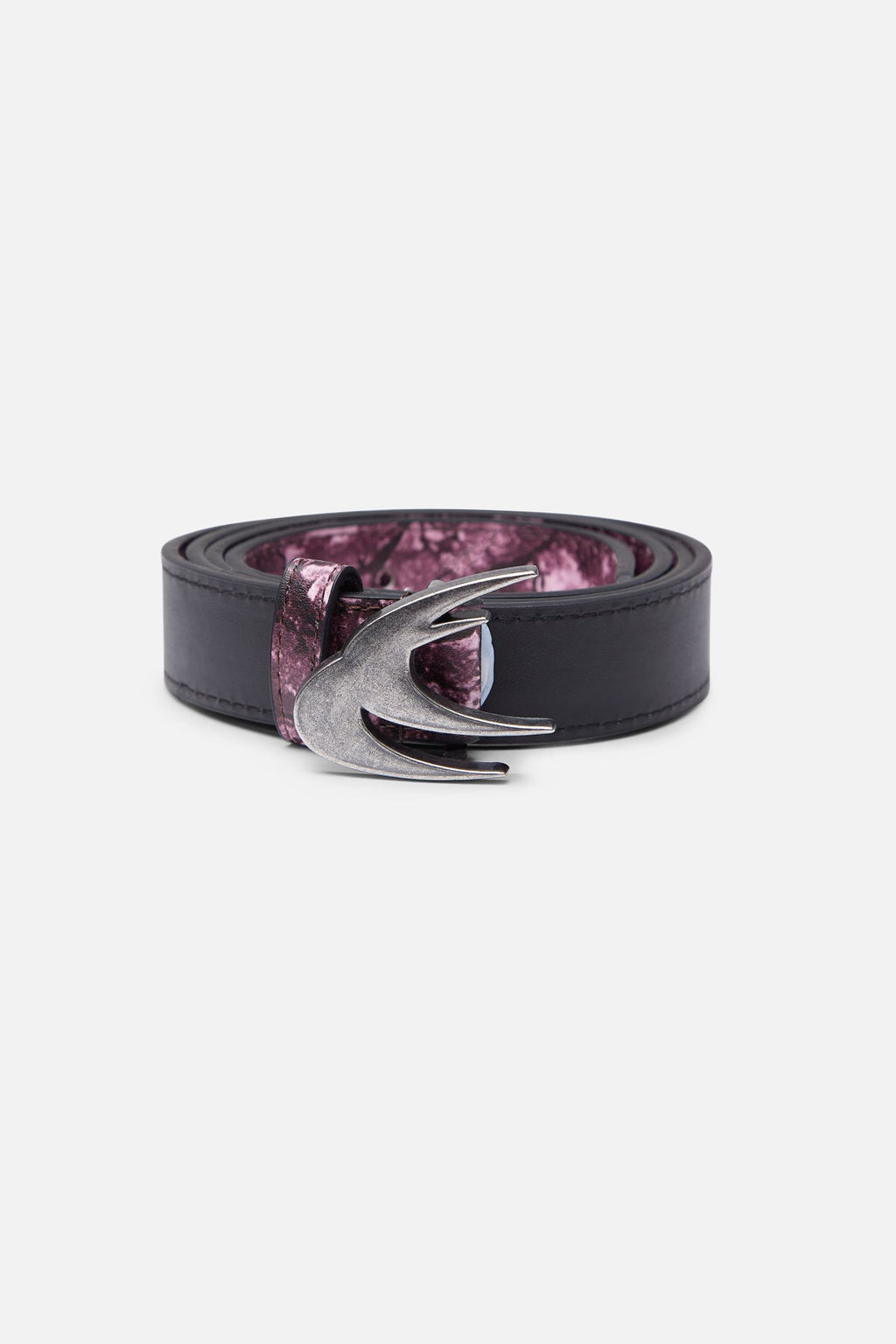 Real Flower Burgundy Belt