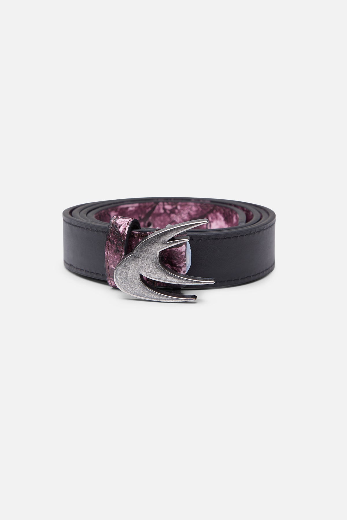 Real Flower Burgundy Belt
