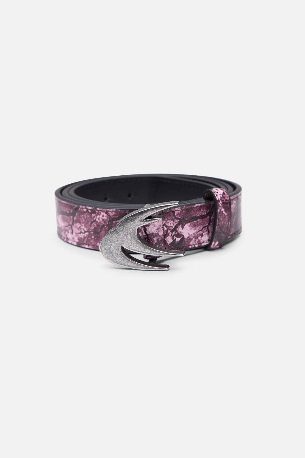 Real Flower Burgundy Belt
