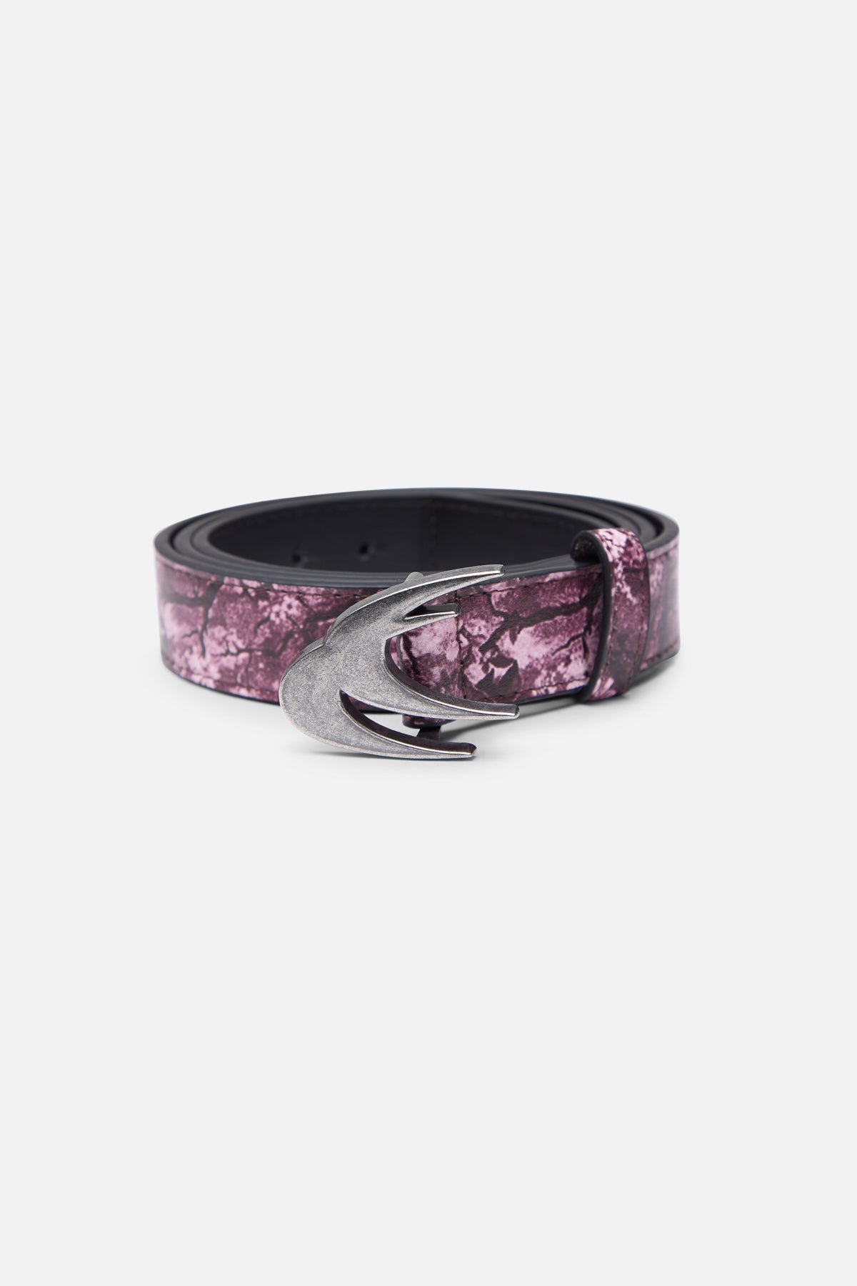Real Flower Burgundy Belt