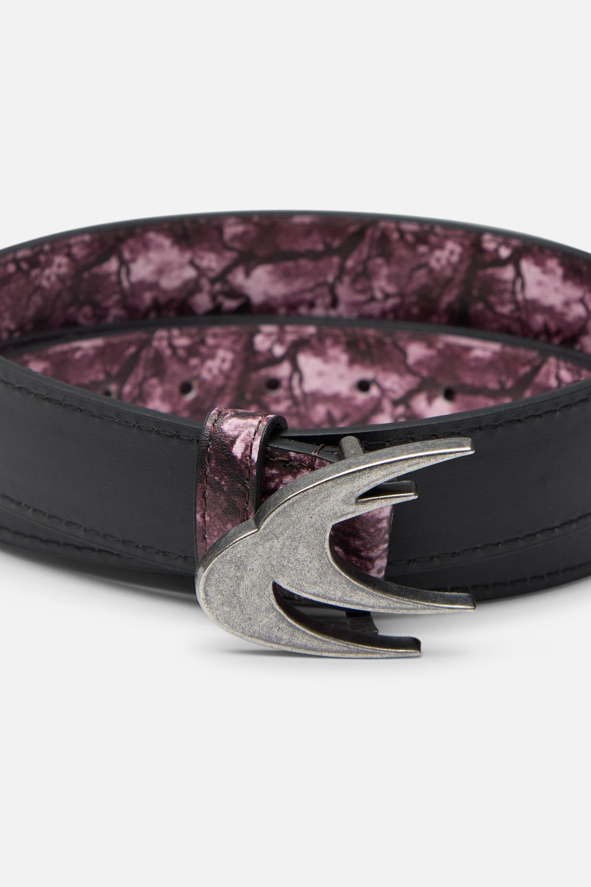 Real Flower Burgundy Belt