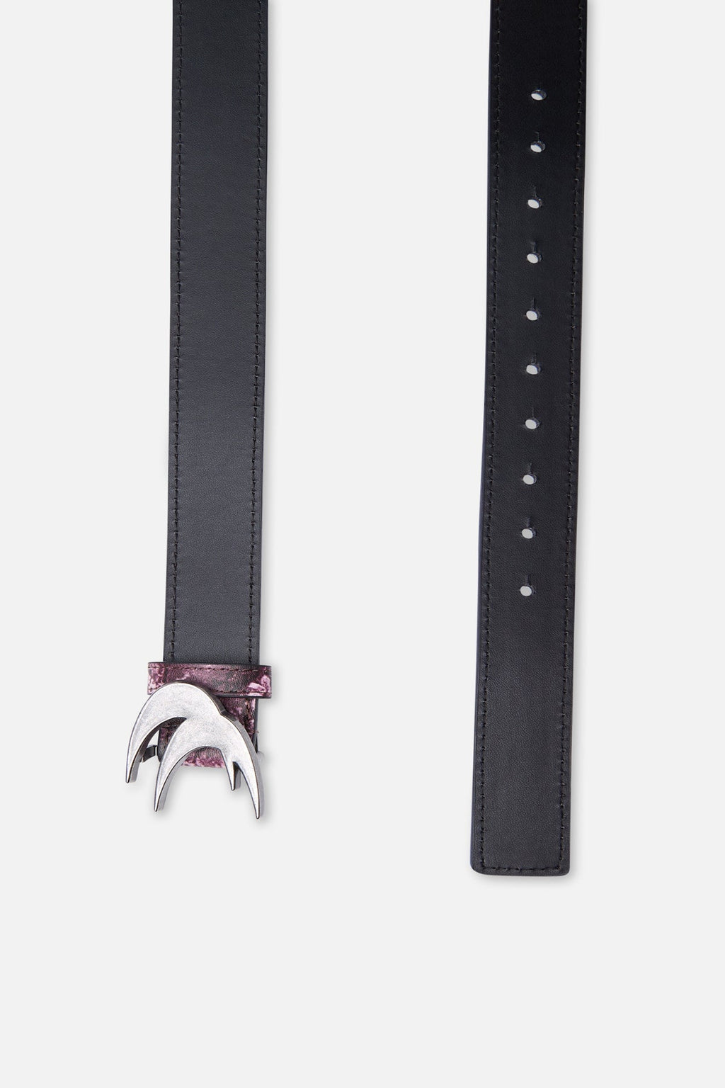 Real Flower Burgundy Belt