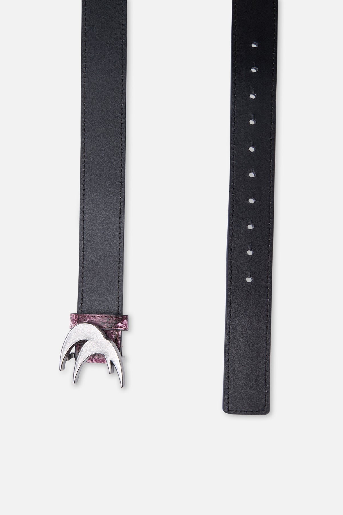 Real Flower Burgundy Belt