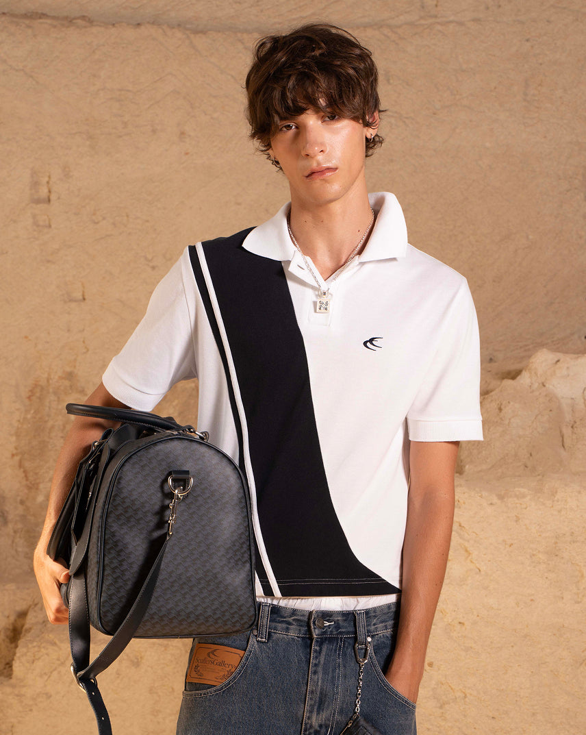 Monogram Navy Duffle Bag