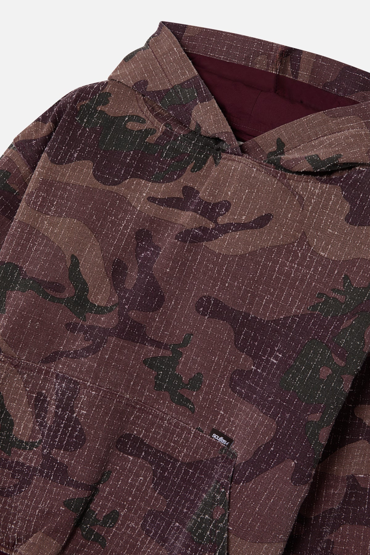 Ripstop Burgundy Hoodie