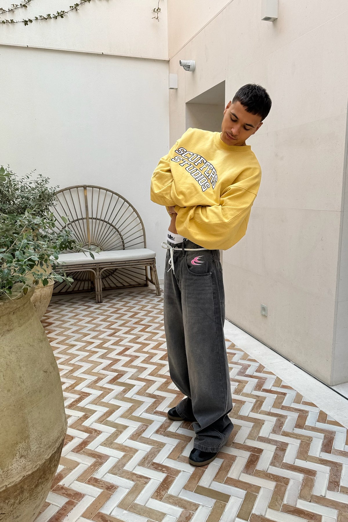 Semi Yellow Crewneck