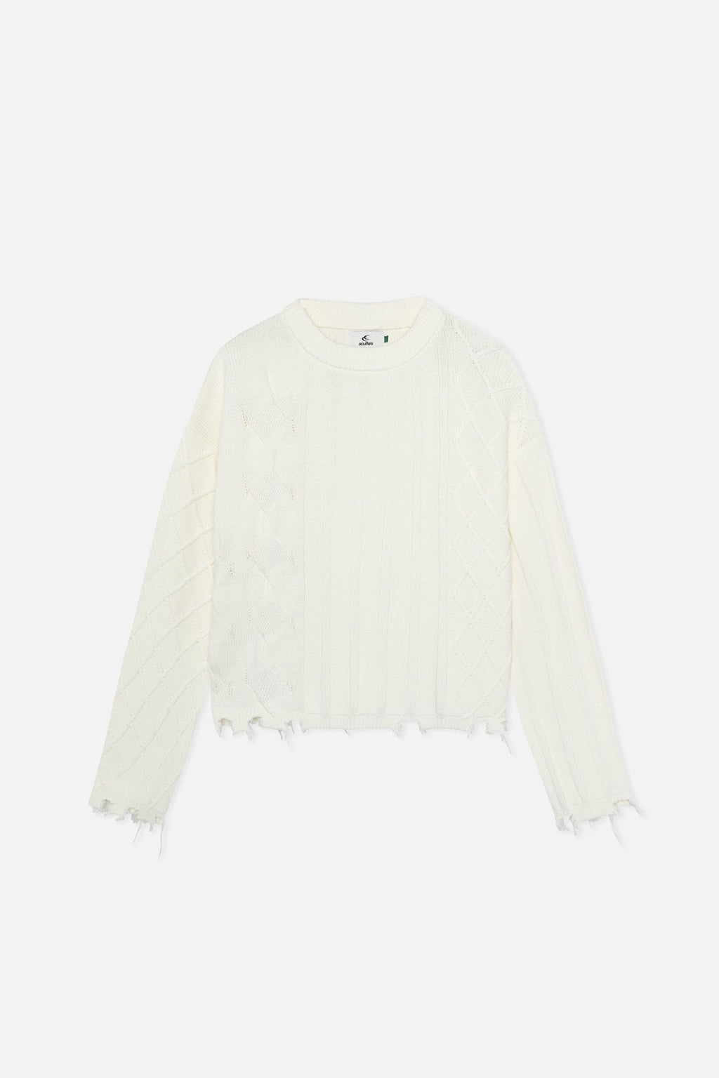 Oversized White Trench Jersey