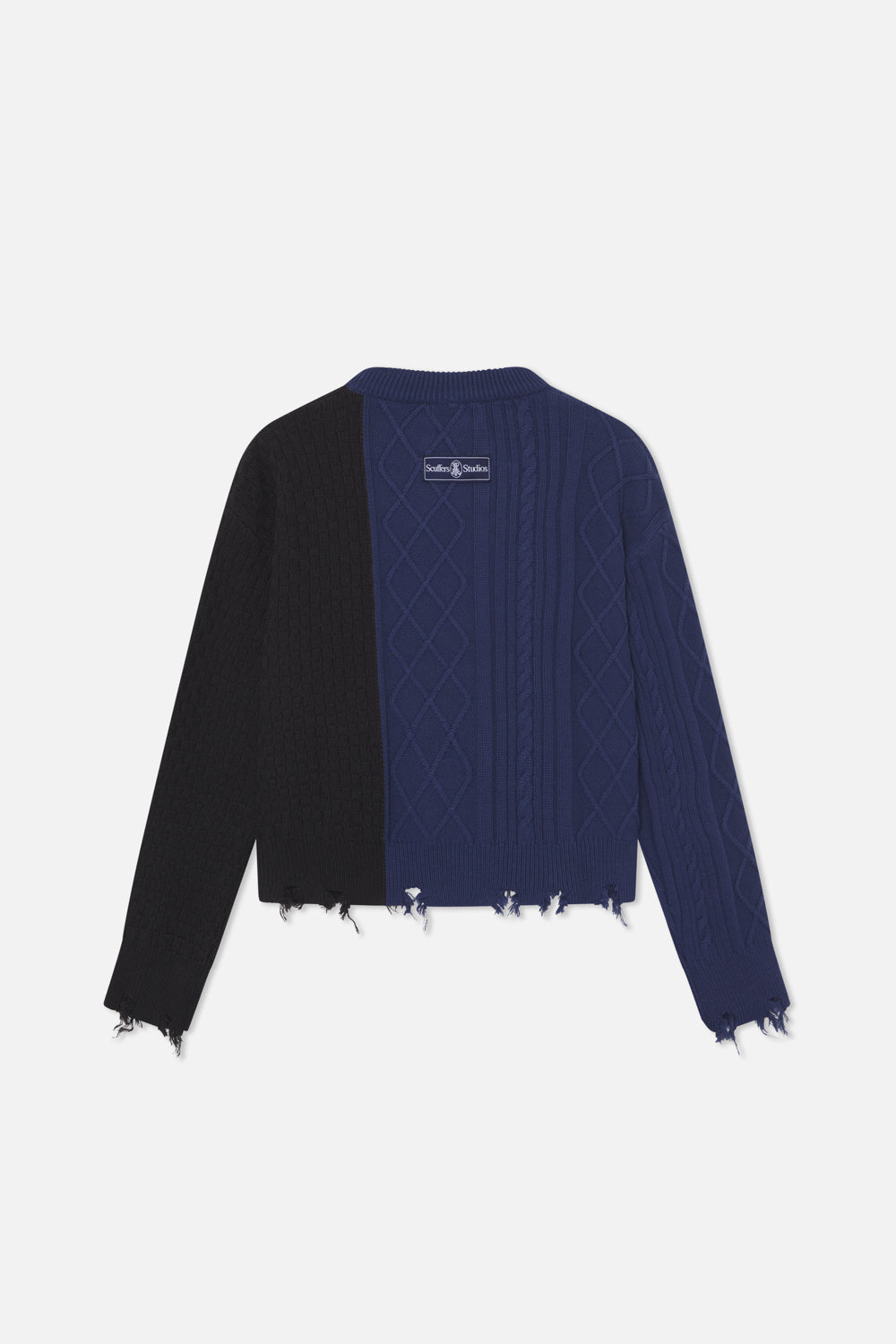 Split Blue Knit