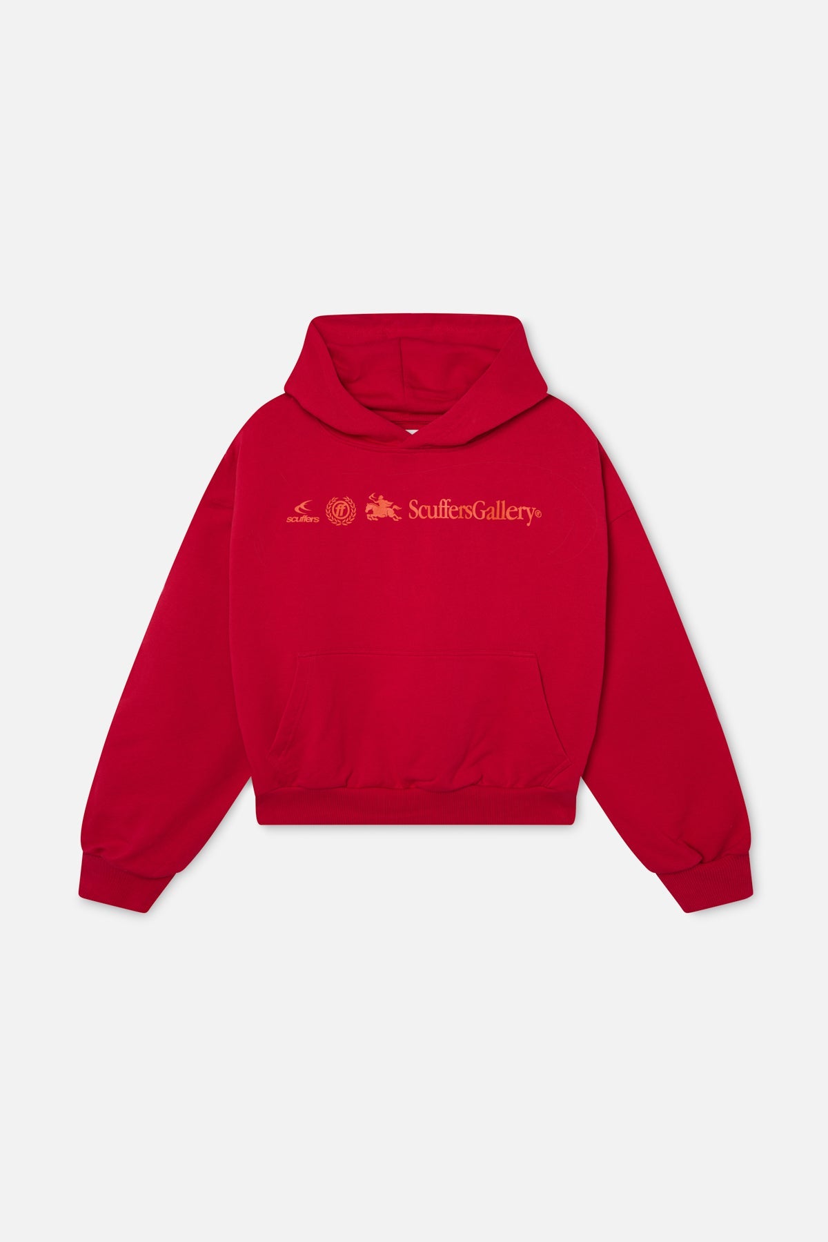 Emblem Red Hoodie