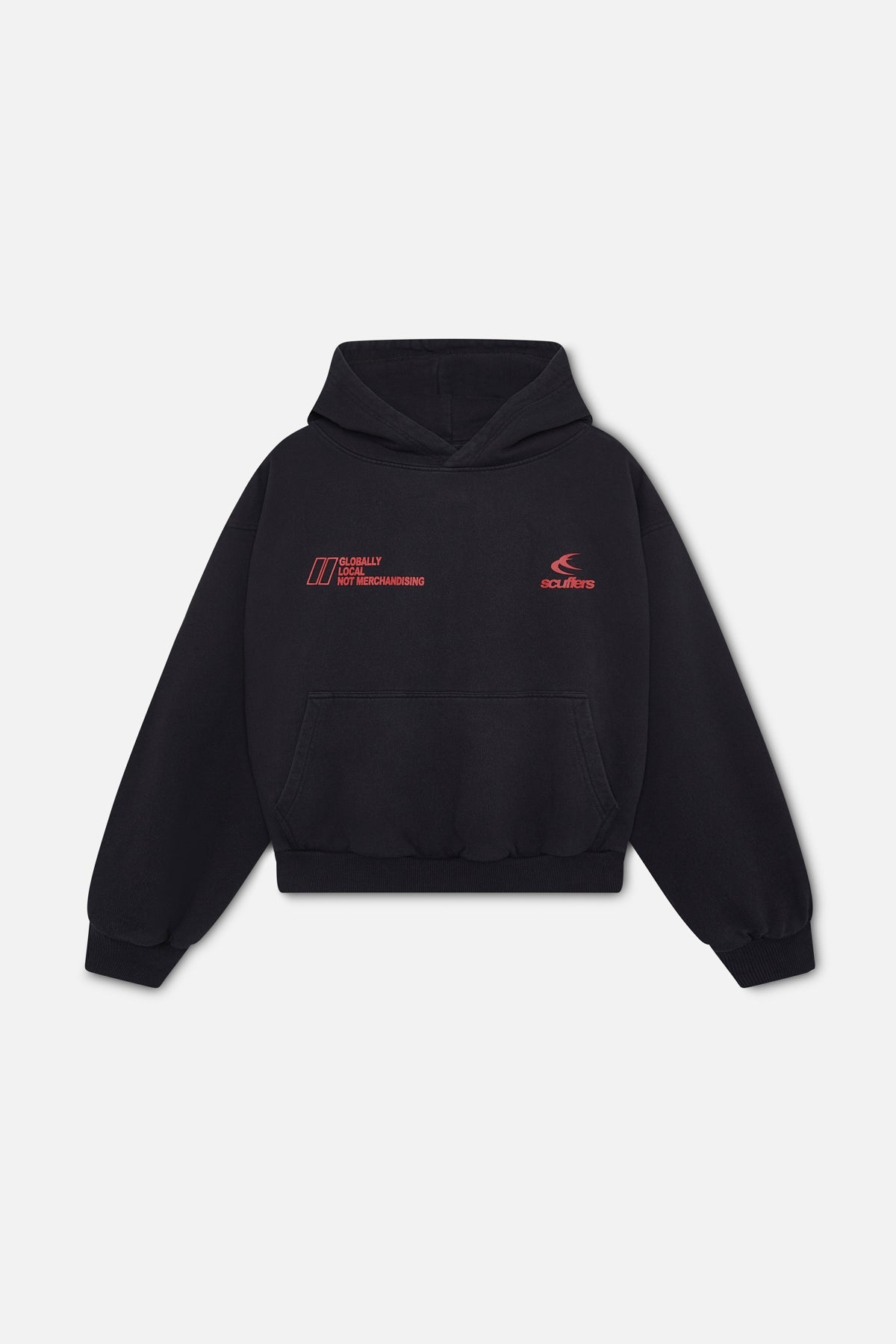 Globally Black Hoodie