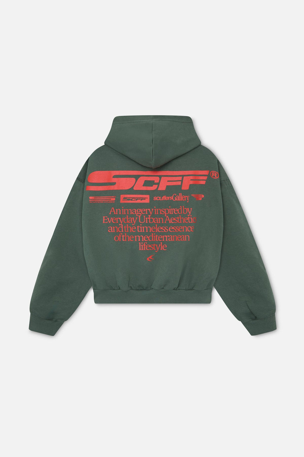 Motor Studios Green Hoodie