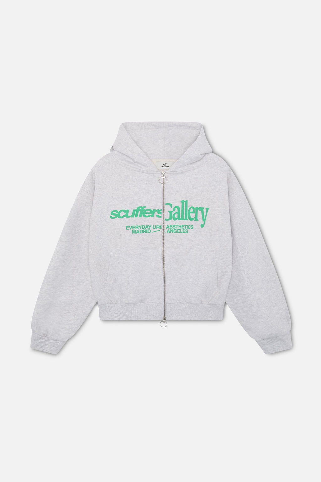 Gallery Grey Zipped Hoodie