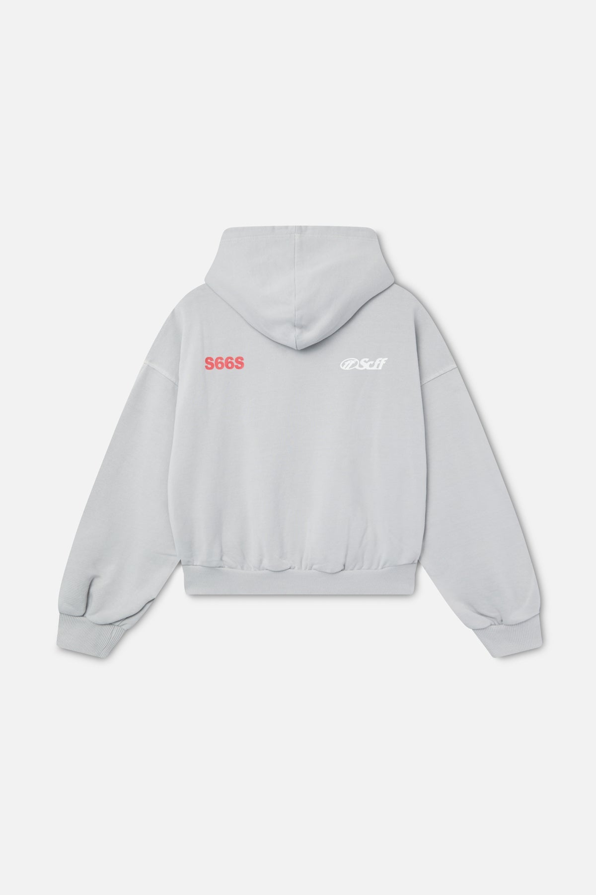 S66S Zipped Grey Hoodie