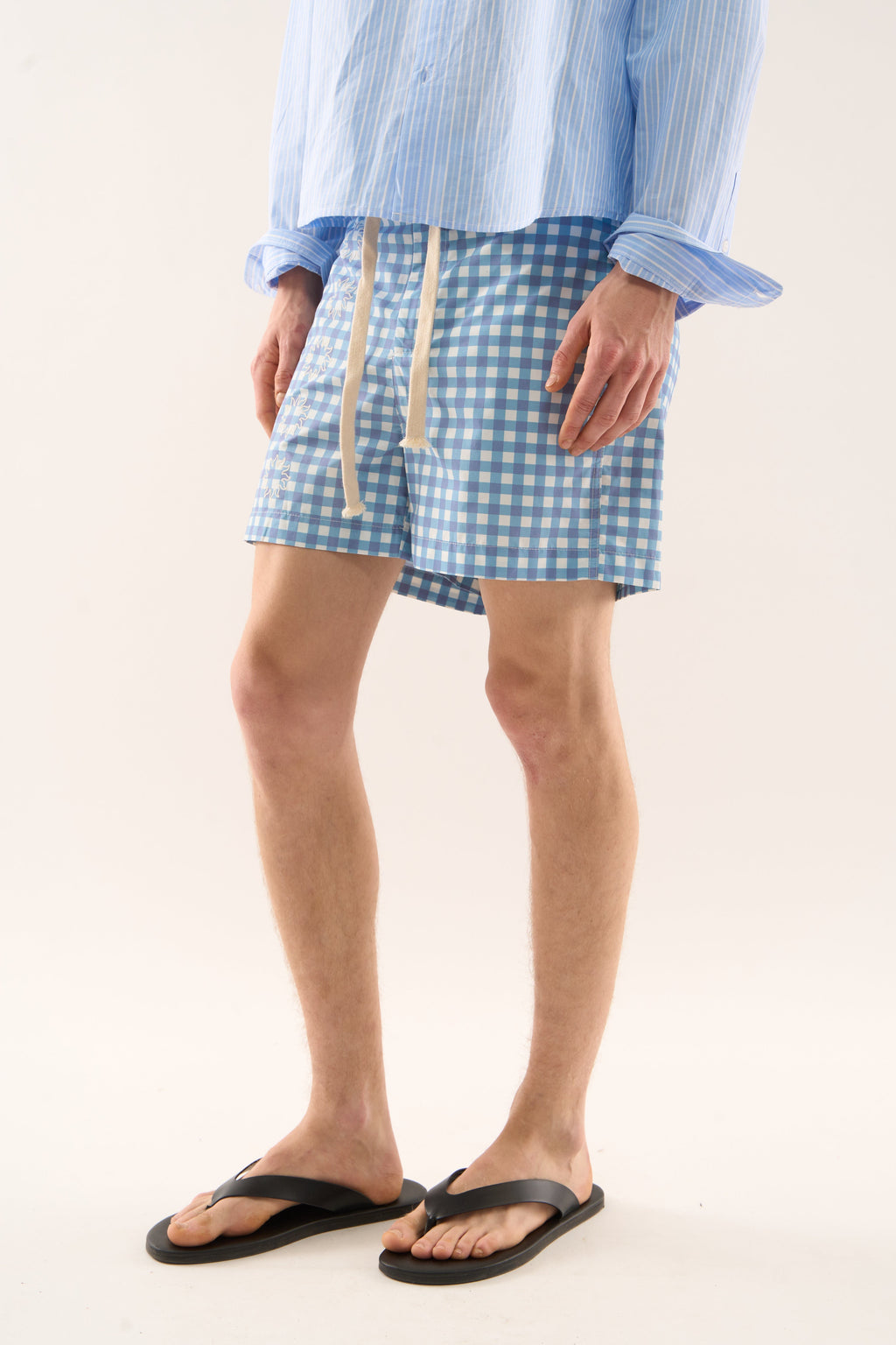 New Ibiza Checkered Blue Swimpants