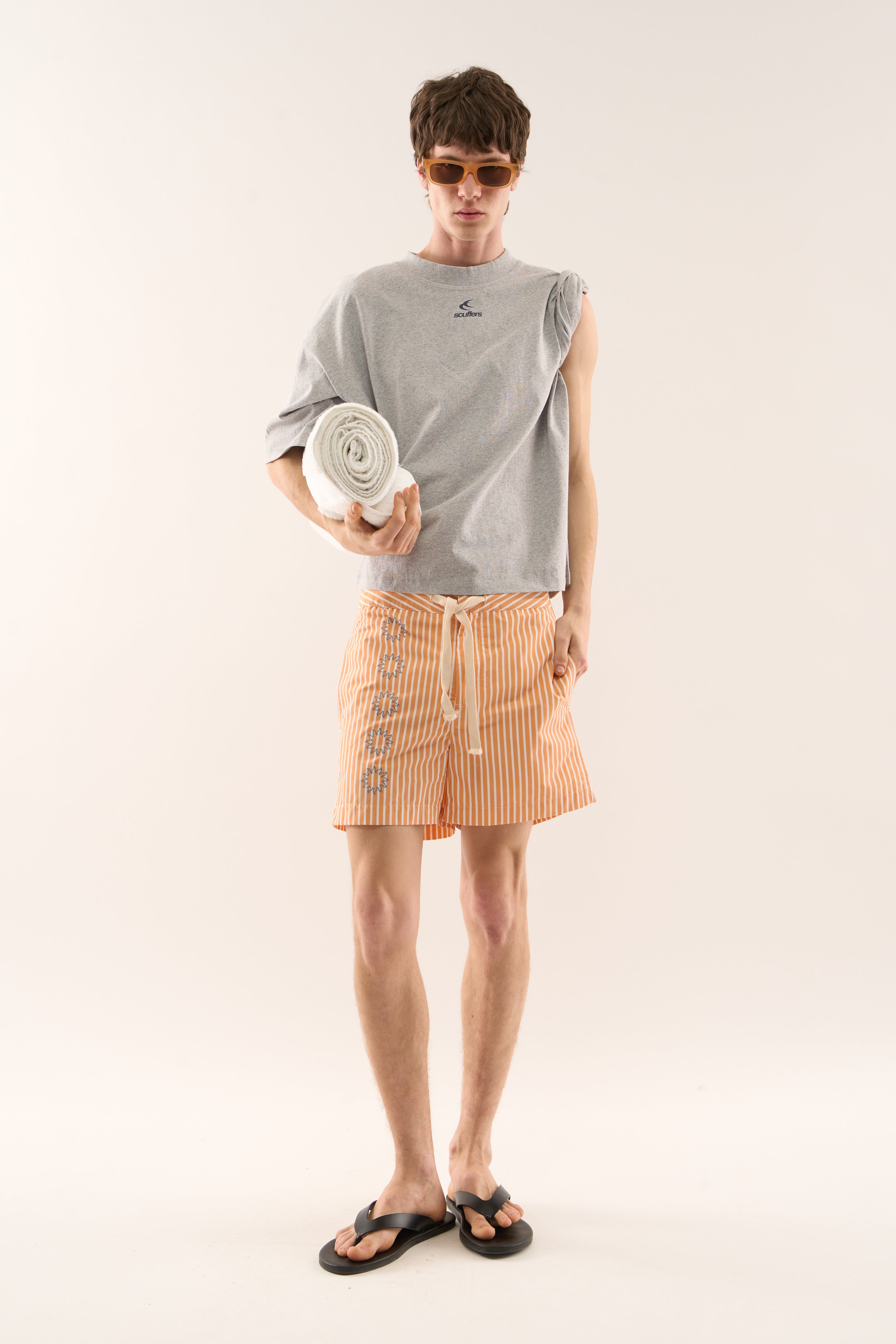 Costa Grey Melange T-Shirt