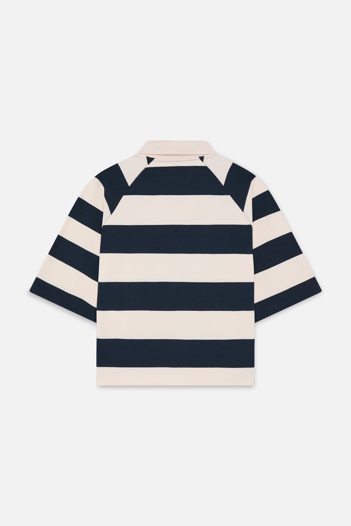 Signature Navy Striped Polo