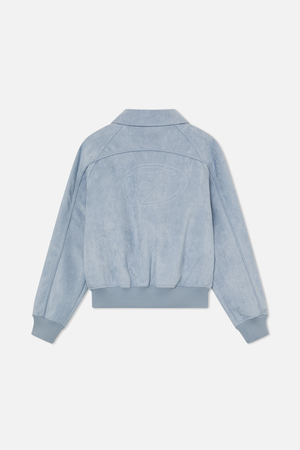 Suede Blue Raw Jacket