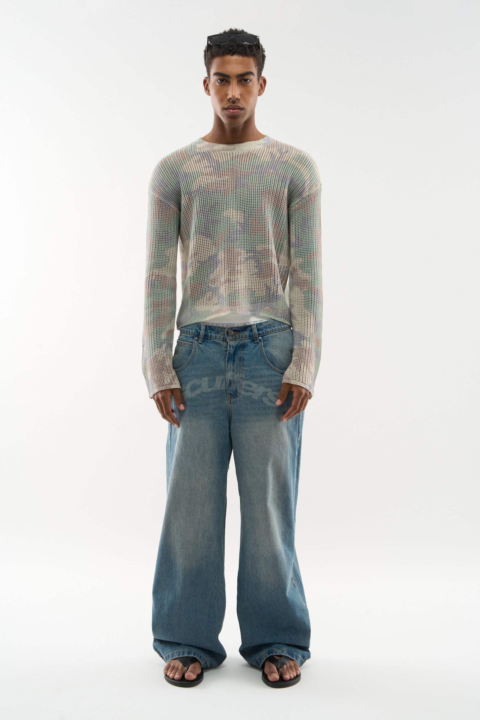 Triple Moon Camo Knit