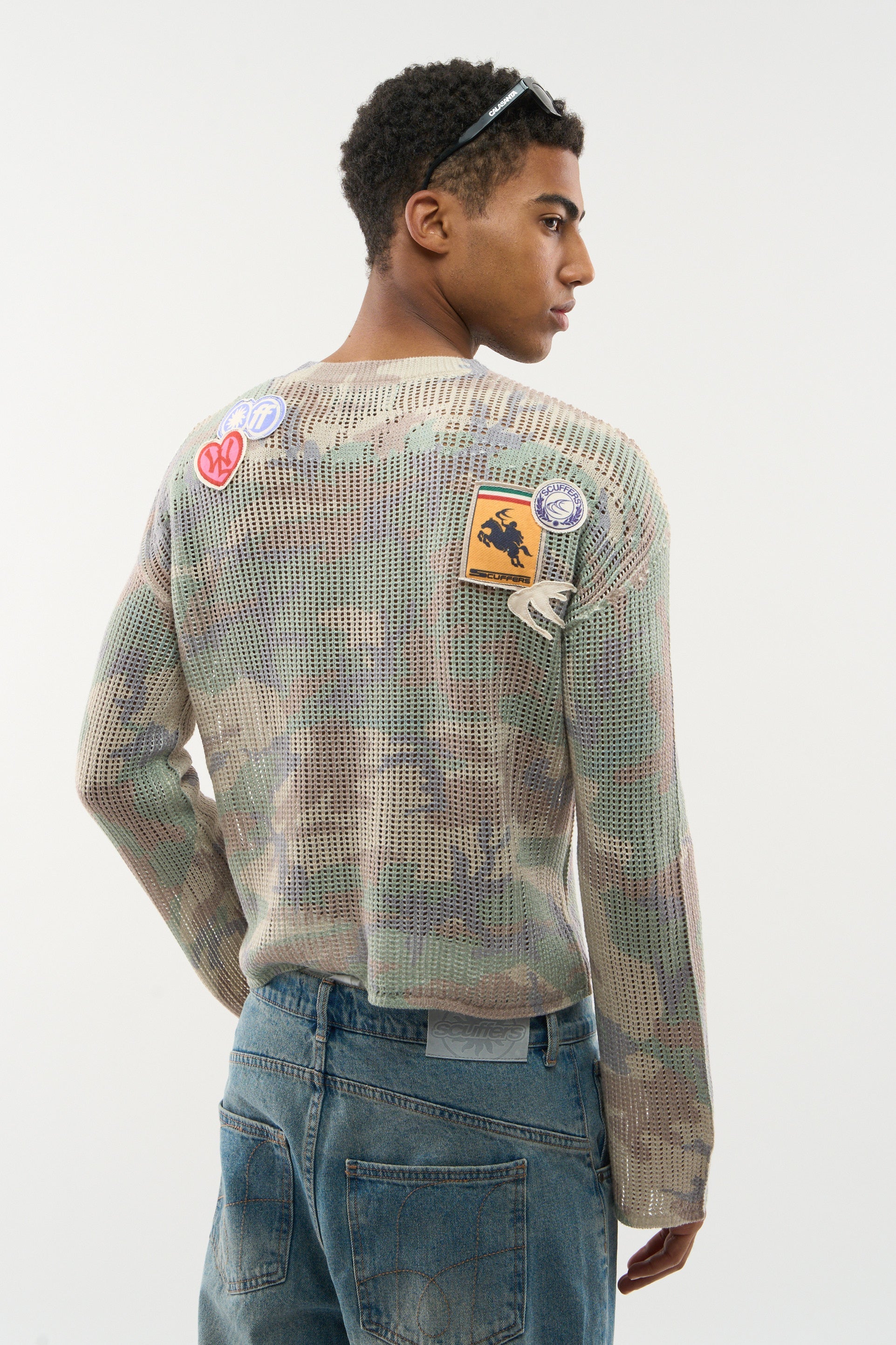 Triple Moon Camo Knit