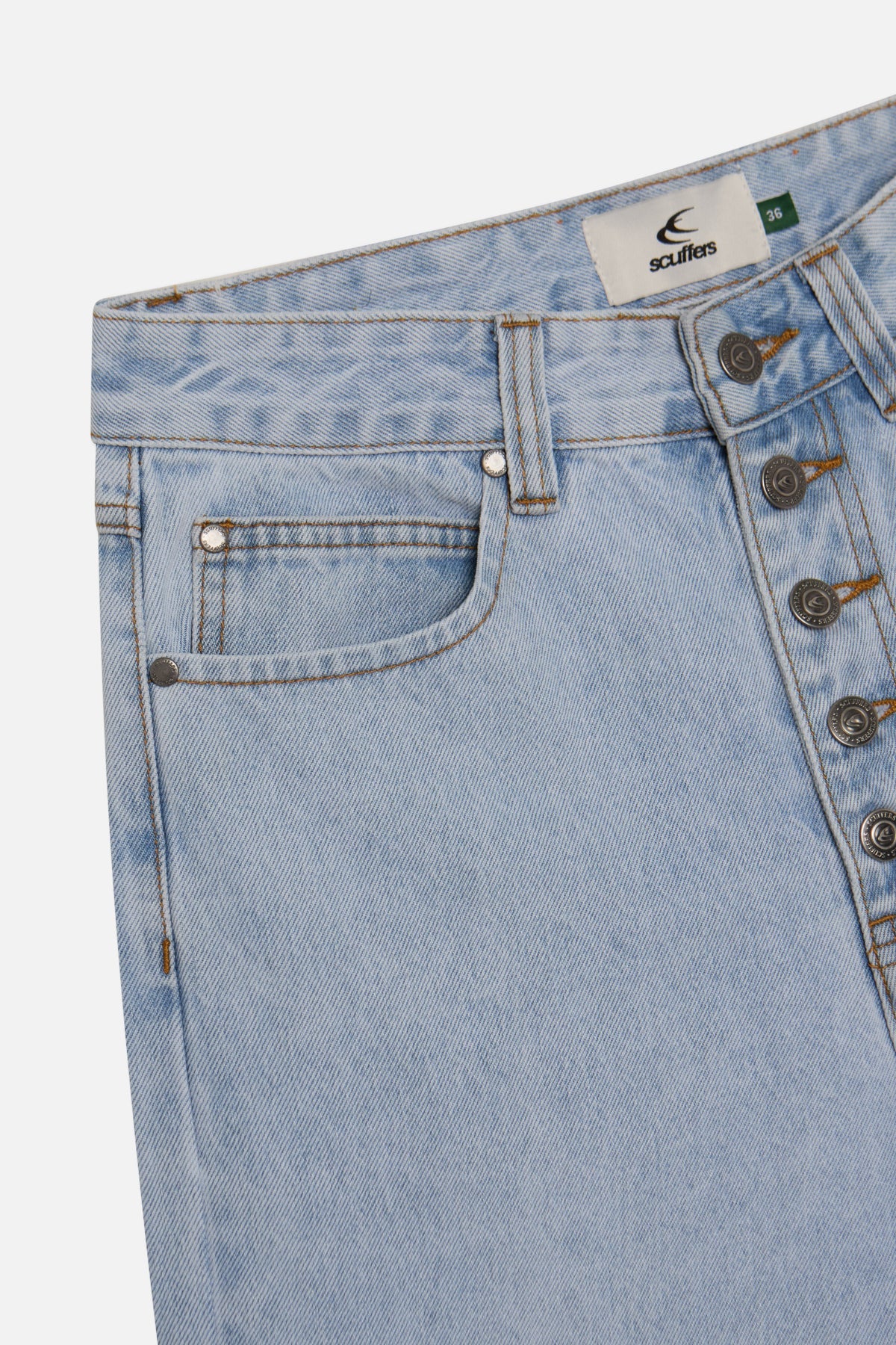 Tropical Light Blue Pants