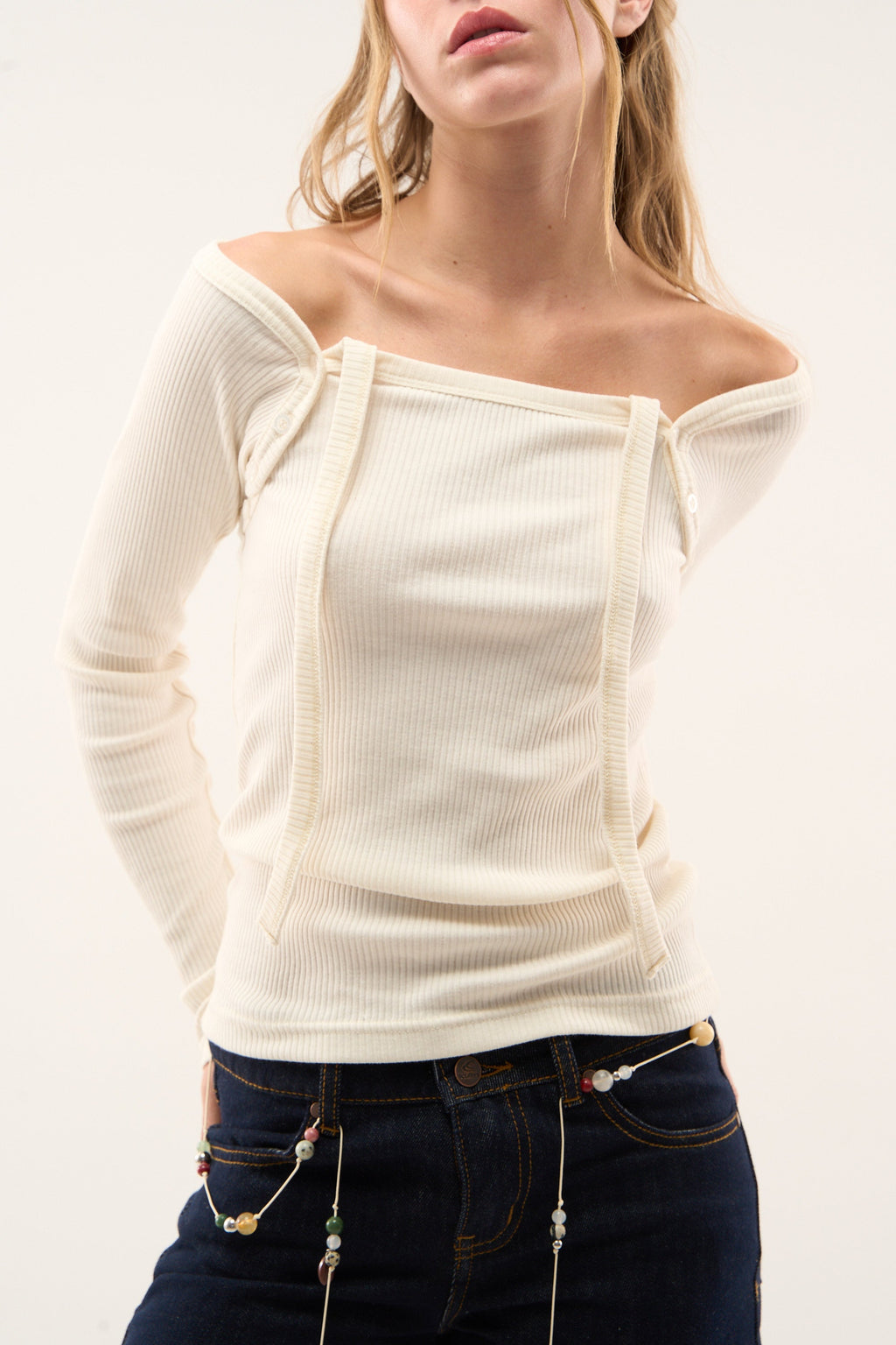 Toggle Ecru Longsleeve