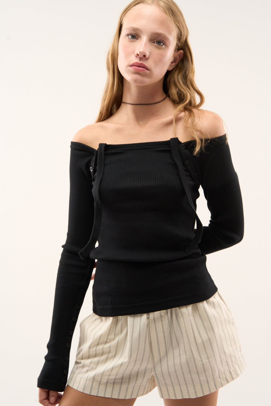 Toggle Black Longsleeve