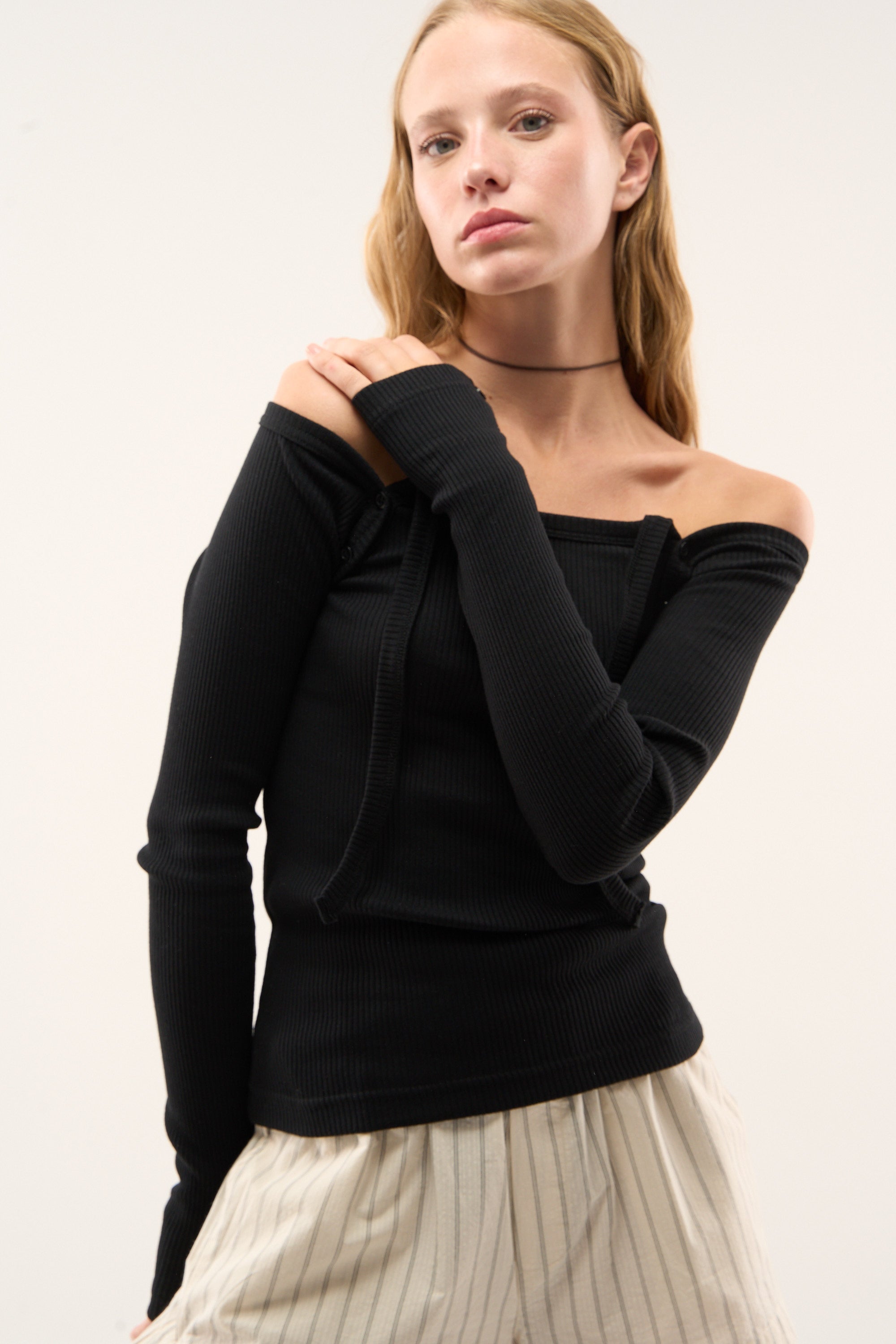 Toggle Black Longsleeve