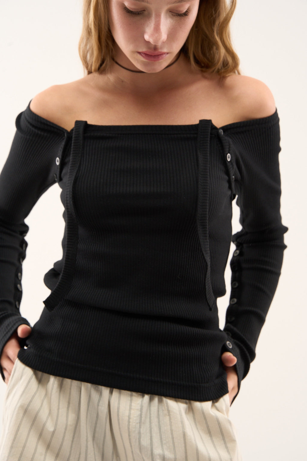 Toggle Black Longsleeve