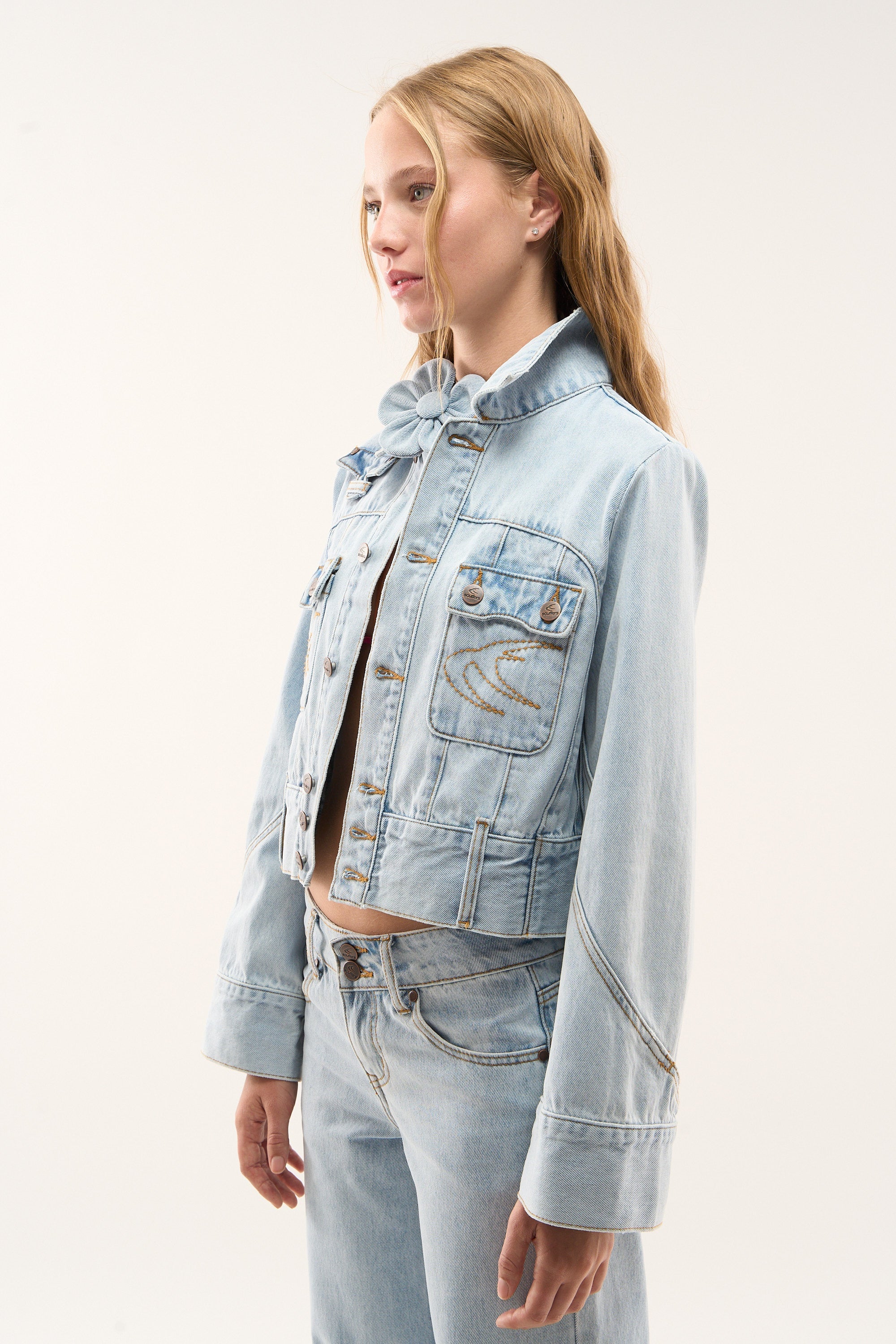 Marine Light Blue Denim Jacket
