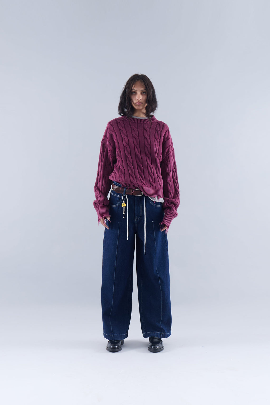 Trench Jersey Burgundy