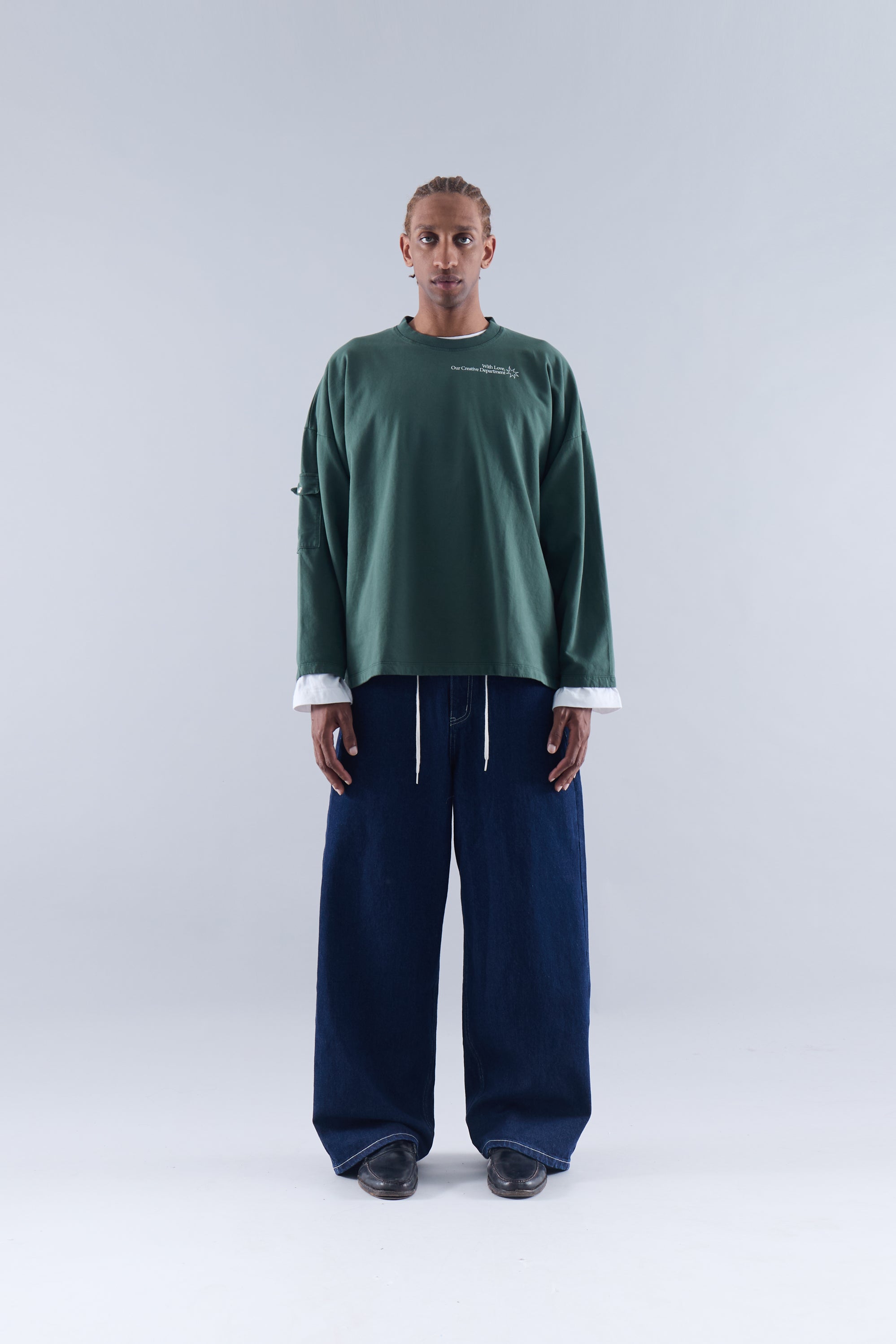 Star Sweatshirt Green