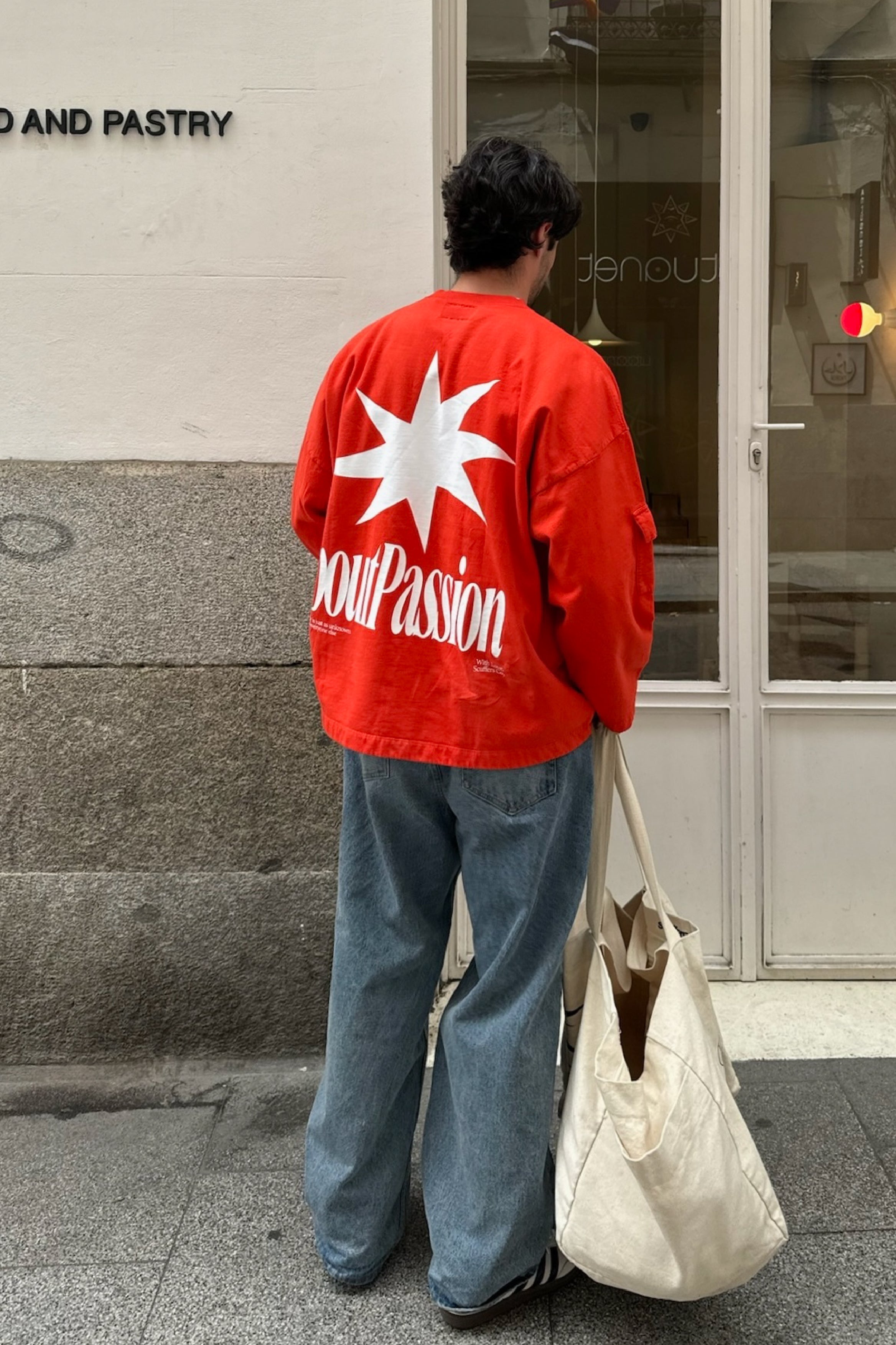 Star Sweatshirt Red