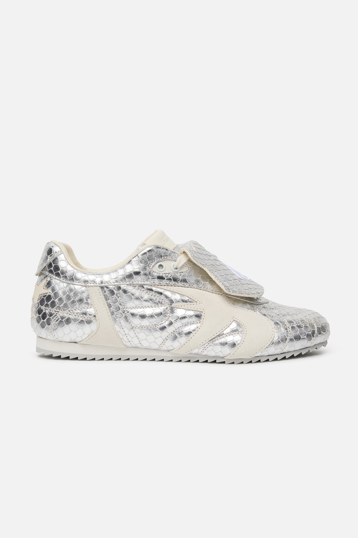 Iconic Silver Sneaker